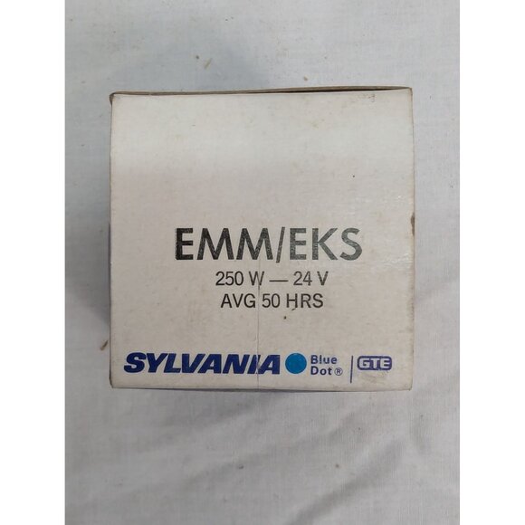 Sylvania Projector Lamp Tungsten Halogen EMM/EKS 250W 24V New Old Stock - Picture 3 of 6
